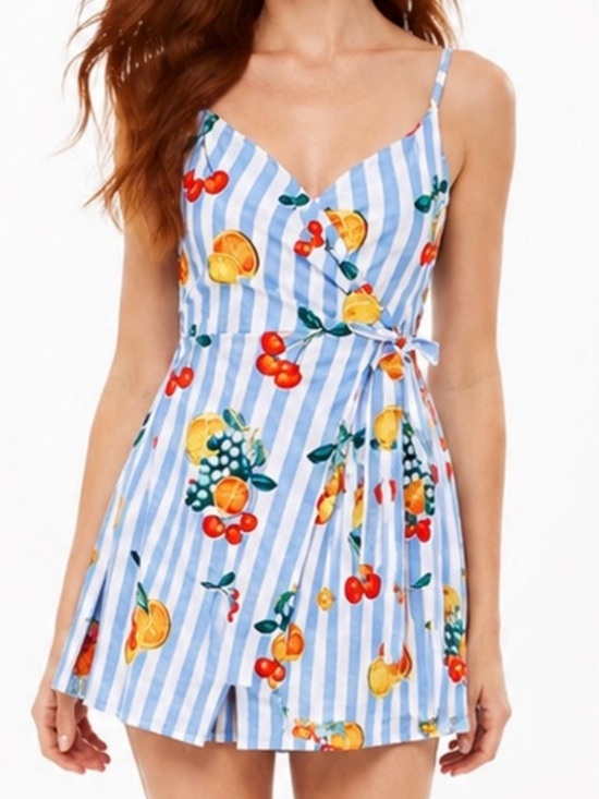 Show Me Your MuMu Pants - NWT Show Me Your MUMU Fruit Romper Size S
